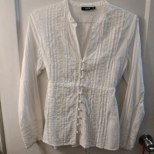 a.n.a A New Approach Women's White Blouse Size Large